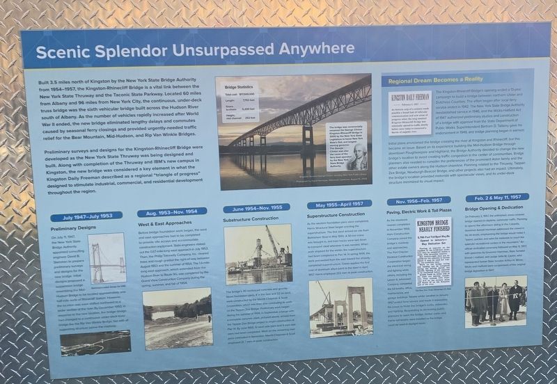 Scenic Splendor Unsurpassed Anywhere Marker. Click for full size. Scenic Splendor Unsurpassed Anywhere Marker image. Click for full size.