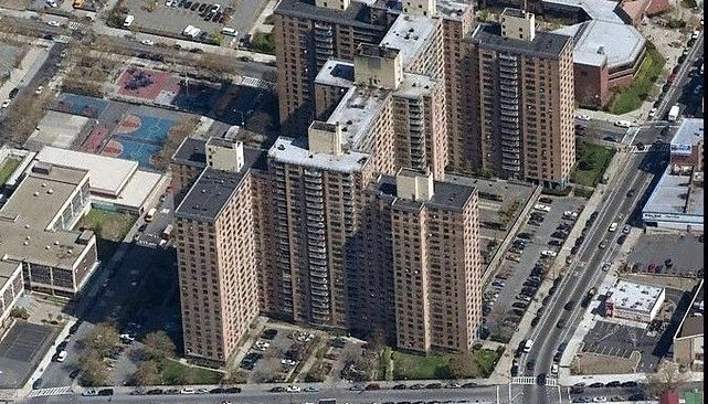 Ebbets Field Apartments - now the Jackie Robinson Apartments image. Click for full size.