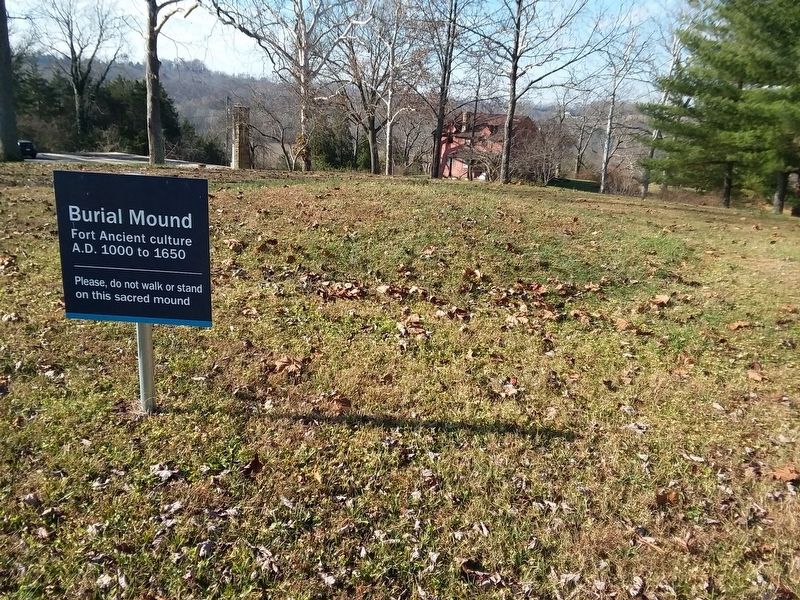 Burial Mound Marker. Click for full size. Burial Mound Marker image. Click for full size.