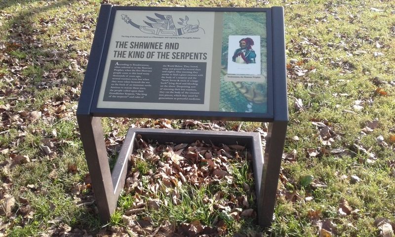 The Shawnee And The King Of The Serpents Marker image. Click for full size.