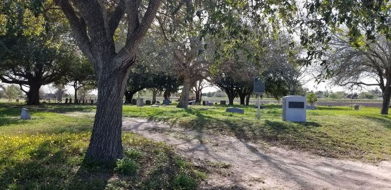 La Feria Cemetery and Marker image. Click for full size.