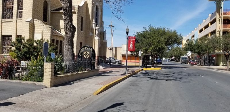 The view of the Sacred Heart Catholic Church from the road image. Click for full size.