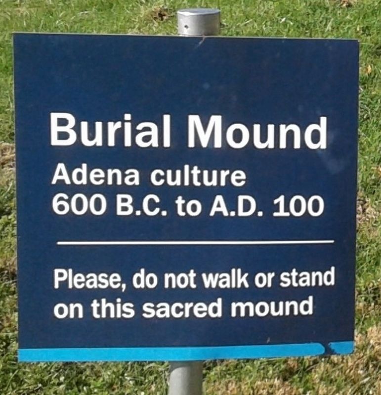 Burial Mound Marker image. Click for full size.