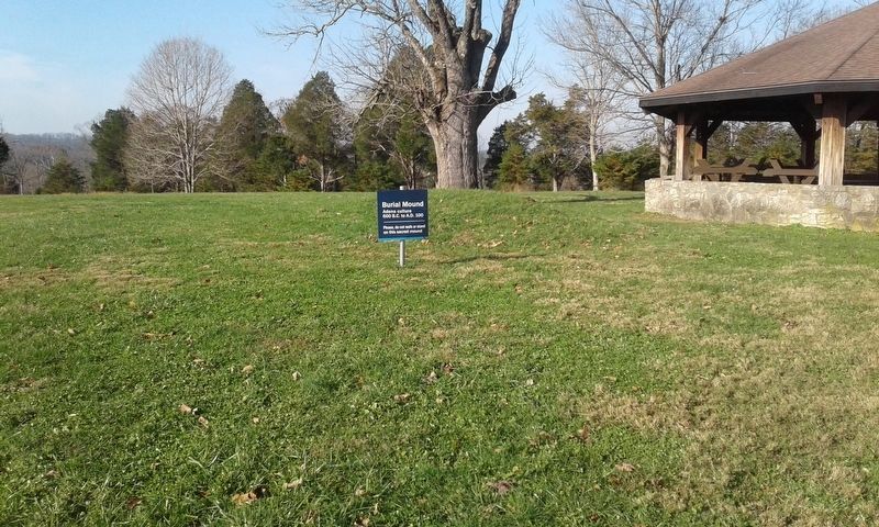 Burial Mound Marker image. Click for full size.