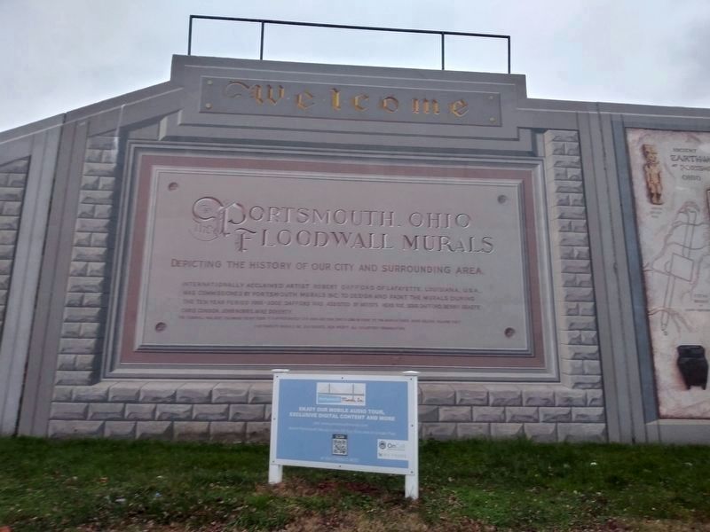 Floodwall Murals Signage image. Click for full size.