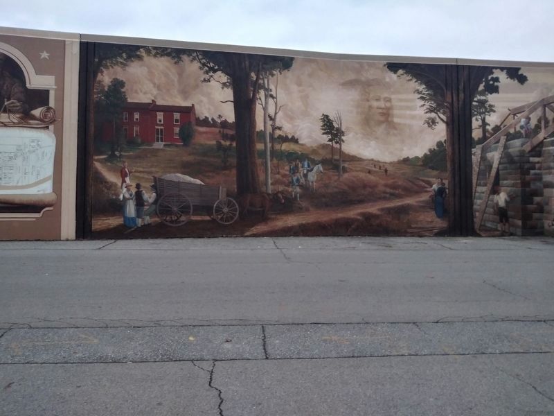 The 1812 Era mural image. Click for full size.