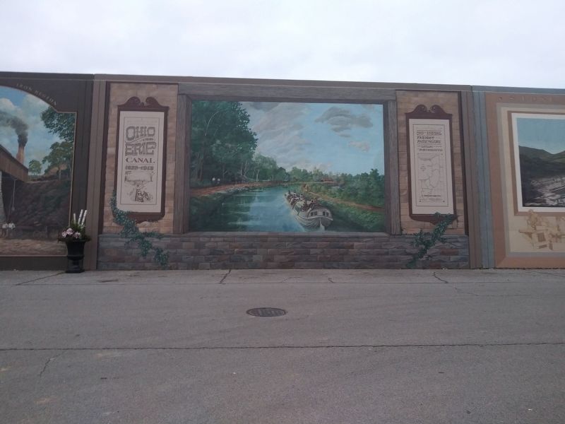 Floodwall Murals, 2000 Feet of History/2000 Feet of Art Marker image. Click for full size.