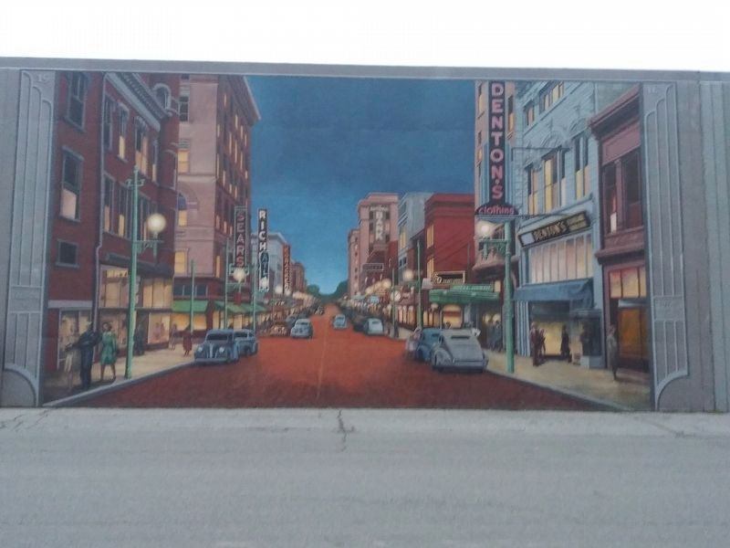 Chillicothe Street, 1940's mural image. Click for full size.