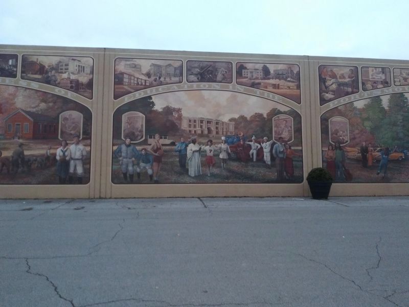Shawnee State Expansion mural image. Click for full size.