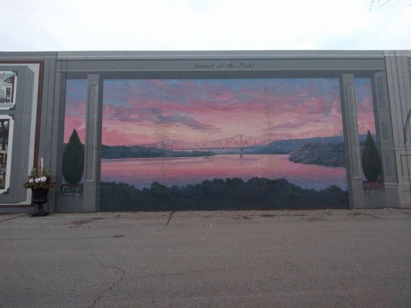 Sunset at the Point mural image. Click for full size.