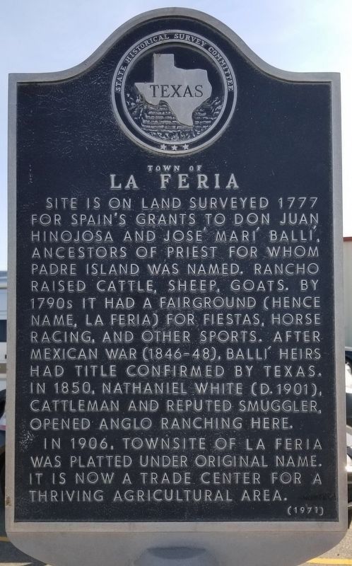 Town of La Feria Marker image. Click for full size.