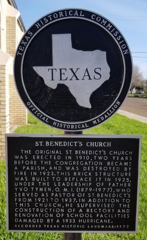 St. Benedicts Church Marker image. Click for full size.