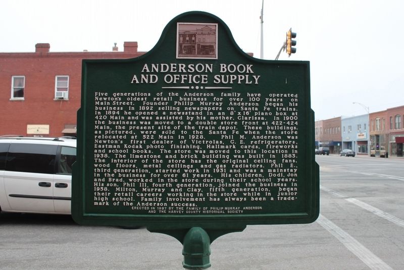 Anderson Book and Office Supply Marker image. Click for full size.
