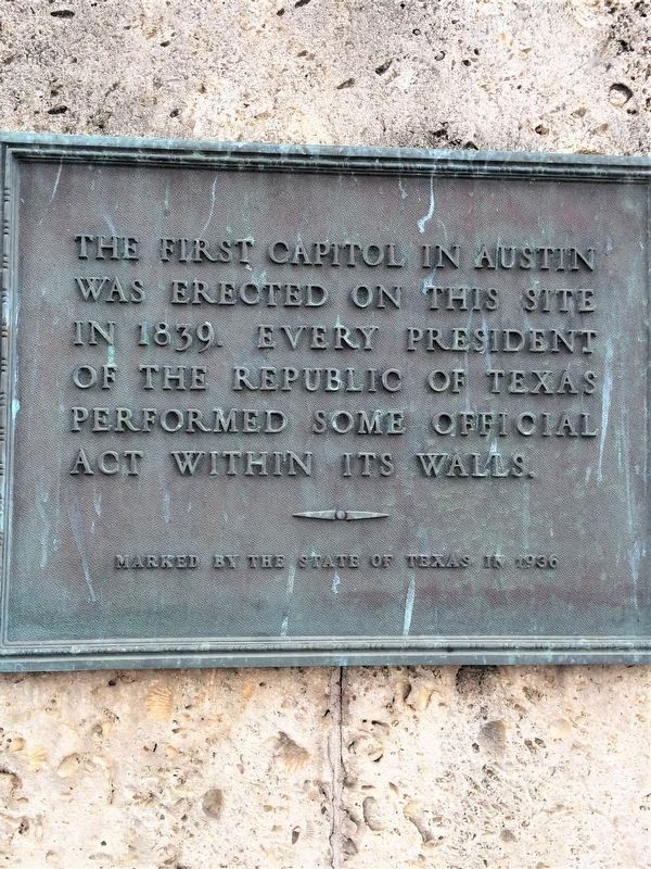 First Capitol in Austin Marker. Click for full size. First Capitol in Austin Marker image. Click for full size.