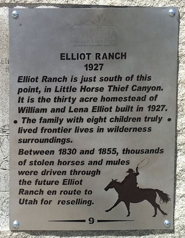 Elliot Ranch Marker image. Click for full size.