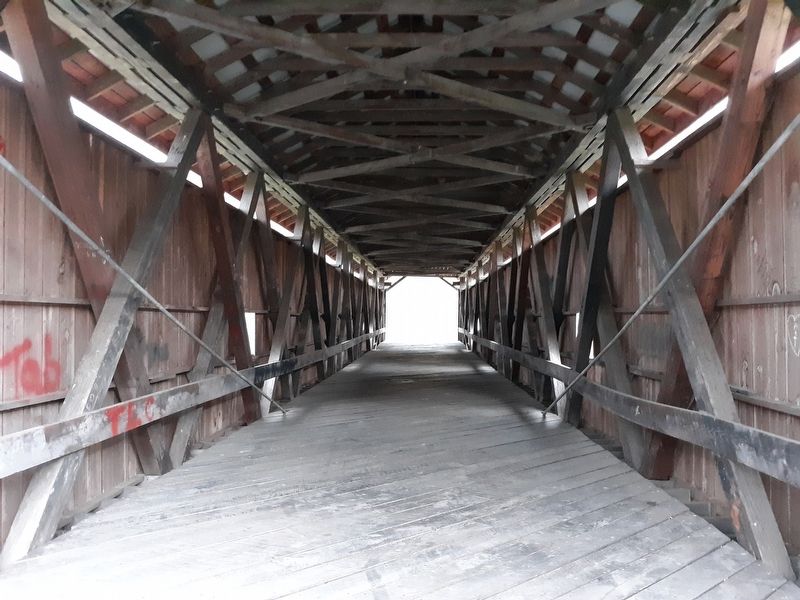Rinard Covered Bridge III Marker image. Click for full size.