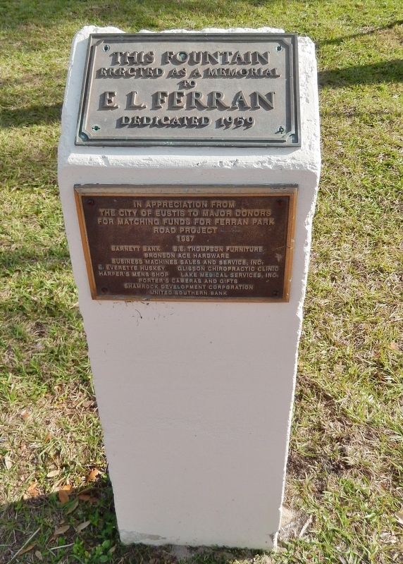Heron Fountain Dedication Marker image. Click for full size.
