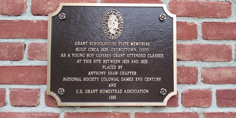 Grant Schoolhouse State Memorial image. Click for full size.