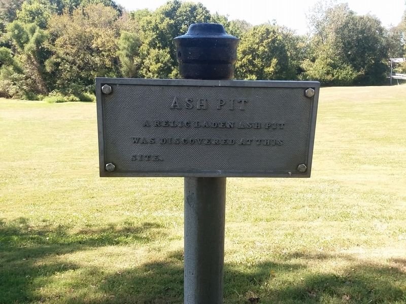 Ash Pit Marker image. Click for full size.