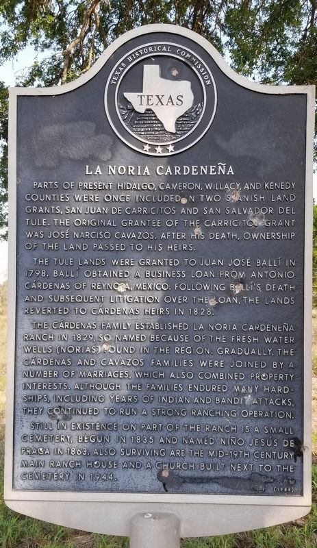 La Noria Cardeneña Marker. Click for full size. La Noria Cardeneña Marker image. Click for full size.