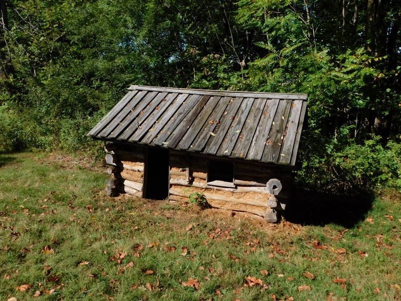 Replica Cabin at Fort Duffield image. Click for full size.