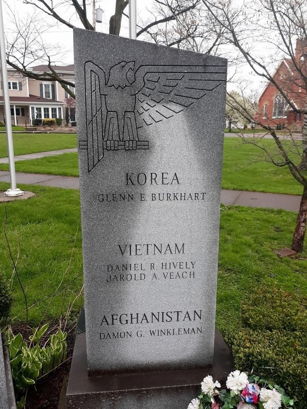 Loudonville Korea, Vietnam & Afghanistan War Memorial. Click for full size. Loudonville Korea, Vietnam & Afghanistan War Memorial image. Click for full size.