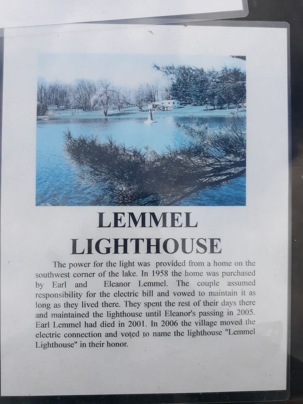 Lemmel Lighthouse Marker image. Click for full size.