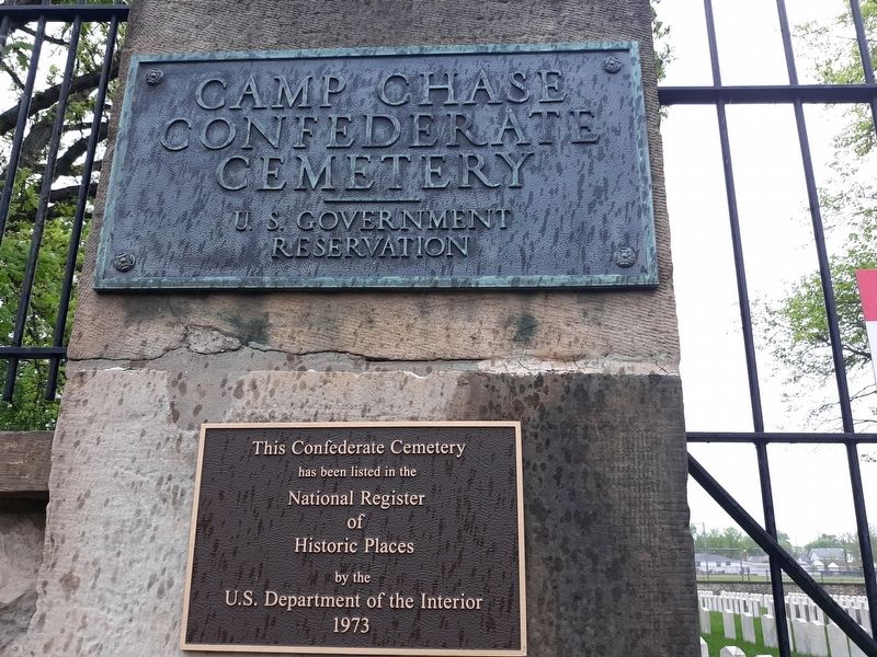 This Confederate Cemetery Marker image. Click for full size.