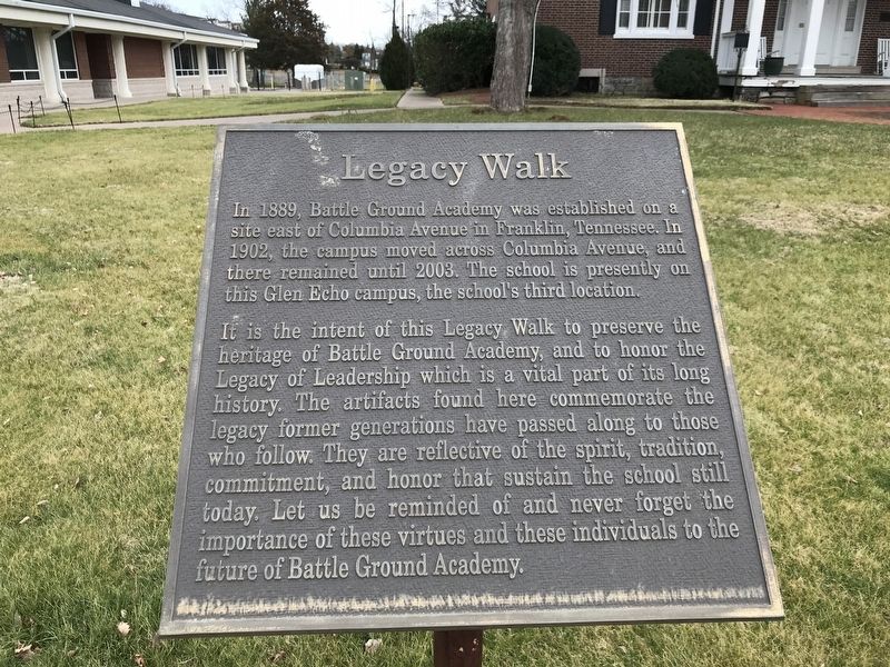 Legacy Walk Marker image. Click for full size.