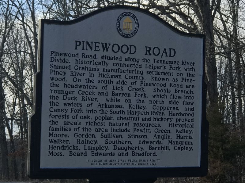 Pinewood Road Marker image. Click for full size.