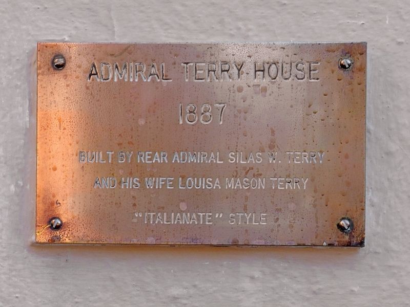 Admiral Terry House Marker image. Click for full size.