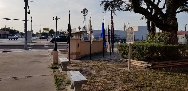 The reverse side of the Fallen Heroes Memorial Park Marker image. Click for full size.