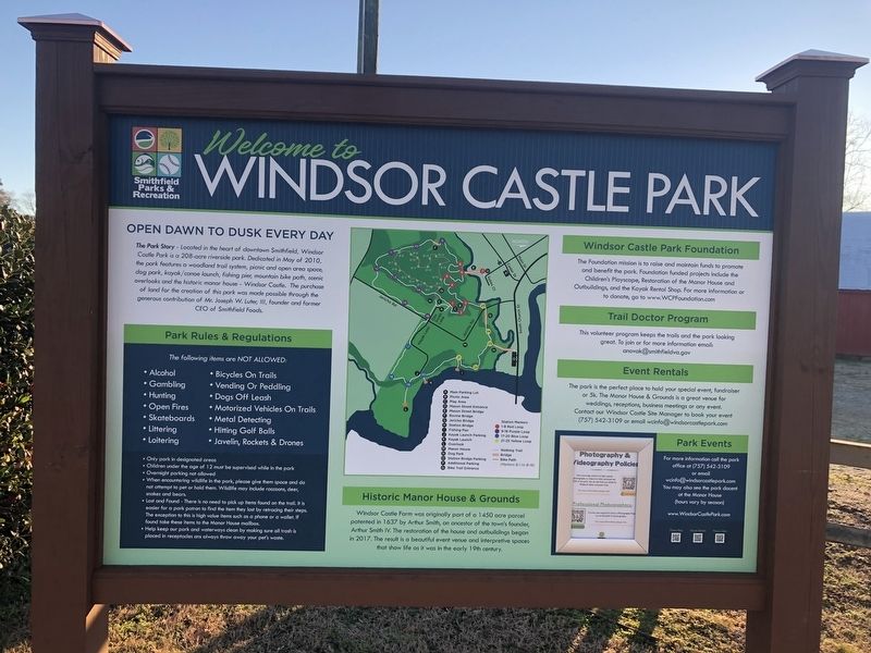 Welcome to Windsor Castle Park Marker image. Click for full size.