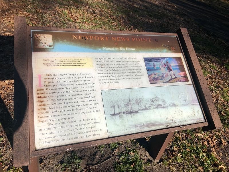 Newport News Point Marker image. Click for full size.