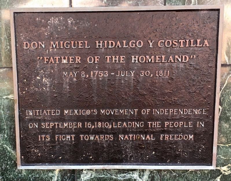 Don Miguel Hidalgo y Costilla Marker image. Click for full size.