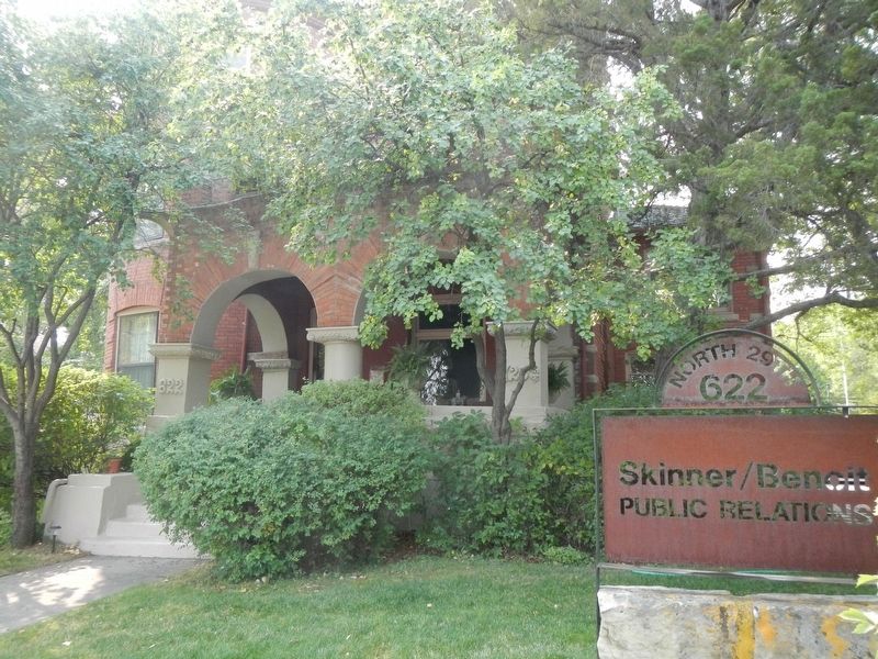 Austin North House and Marker image. Click for full size.