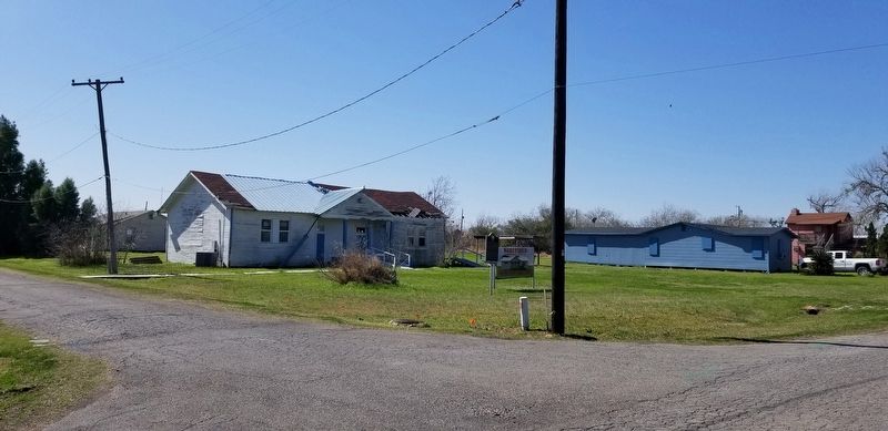 The view of the Barefield School and Marker from the road. Click for full size. The view of the Barefield School and Marker from the road image. Click for full size.