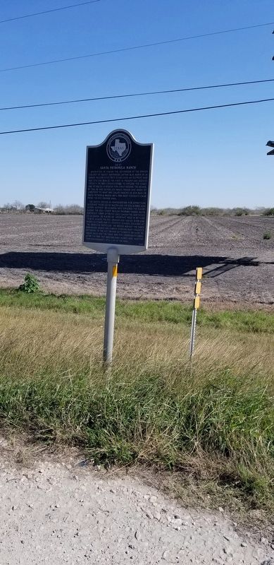 Site of Santa Petronila Ranch Marker image. Click for full size.