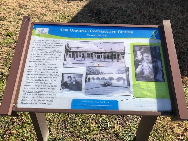 The Original Cooperative Center Marker image. Click for full size.