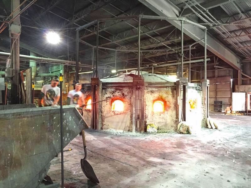 One of the Kokomo Opalescent Glass Kilns image. Click for full size.