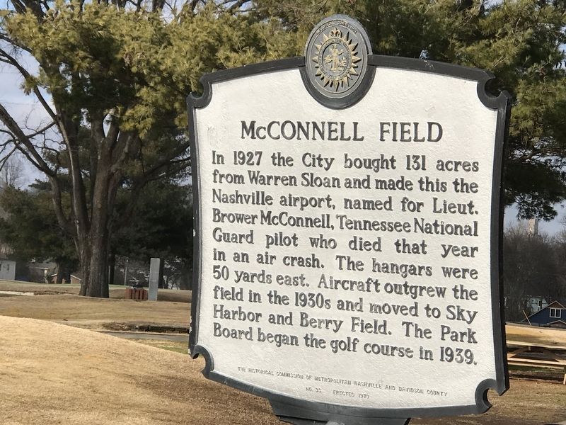 McConnell Field Marker image. Click for full size.