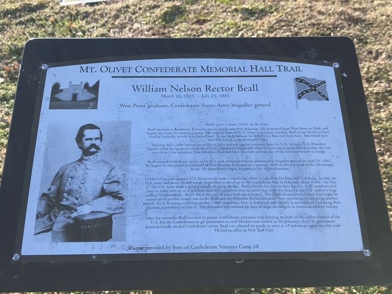 William Nelson Rector Beall Marker image. Click for full size.
