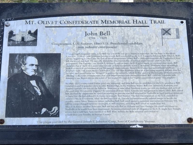 John Bell Marker image. Click for full size.