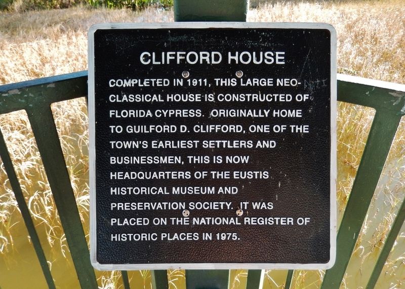 Clifford House Marker image. Click for full size.