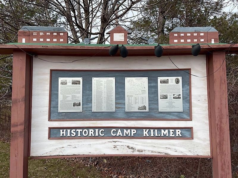 Camp Kilmer Marker image. Click for full size.