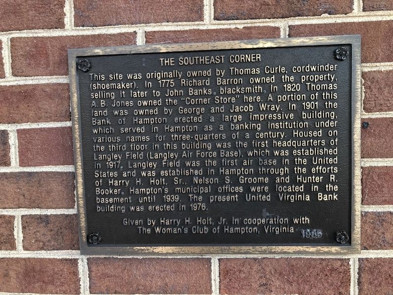 The Southeast Corner Marker image. Click for full size.