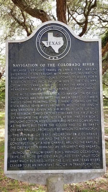 Navigation of the Colorado River Marker. Click for full size. Navigation of the Colorado River Marker image. Click for full size.