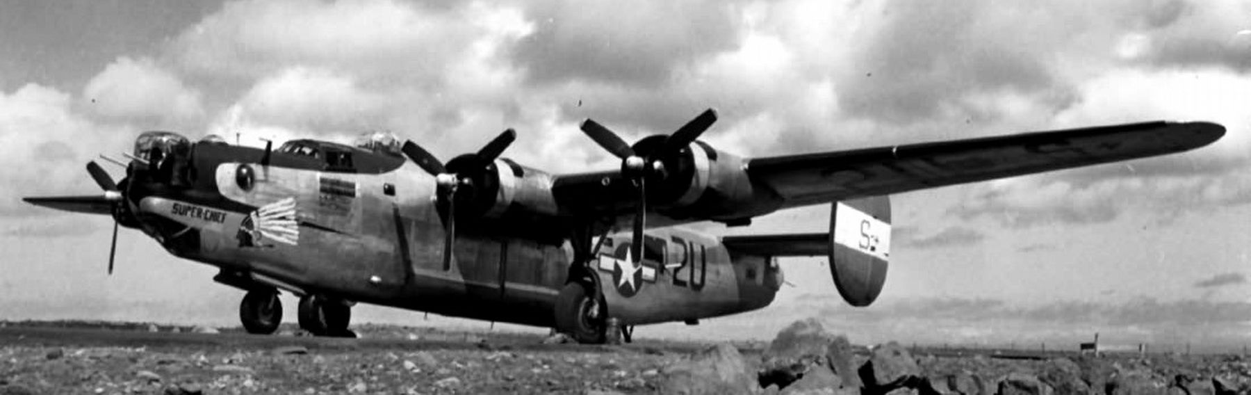 B-24H 42-51158 “Super Chief” of the 466th Bomb Group image. Click for full size.