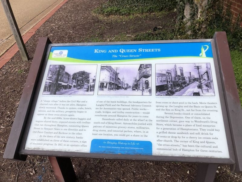 King and Queen Streets Marker. Click for full size. King and Queen Streets Marker image. Click for full size.