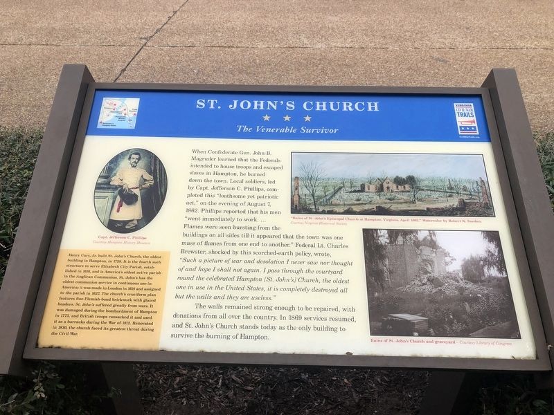 St. John's Church Marker image. Click for full size.